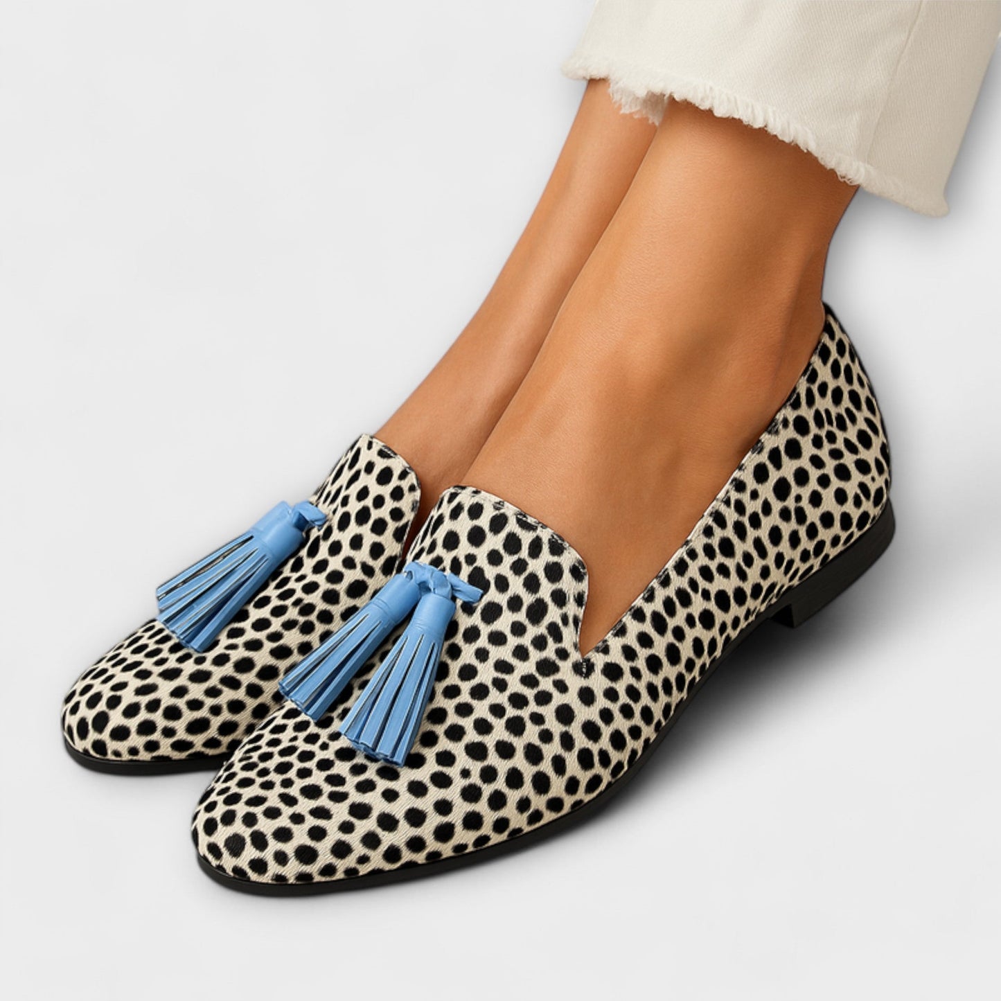 Mira™ | Moccasins met franjes