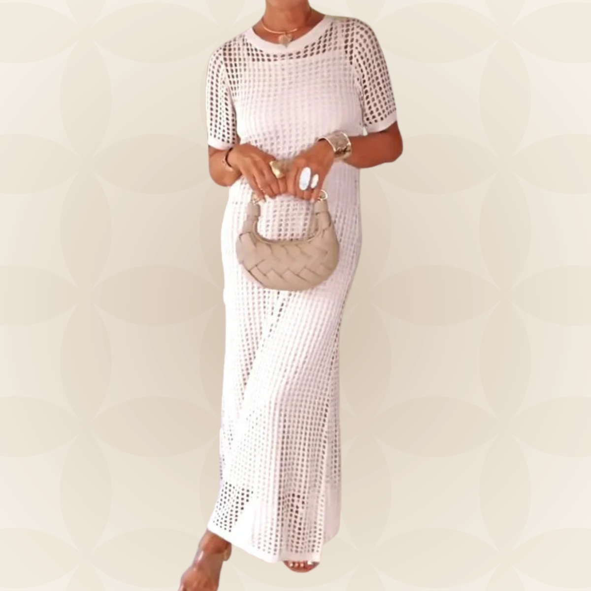 Tanja - Lange Maxi Jurk + Gratis Binnenjurk