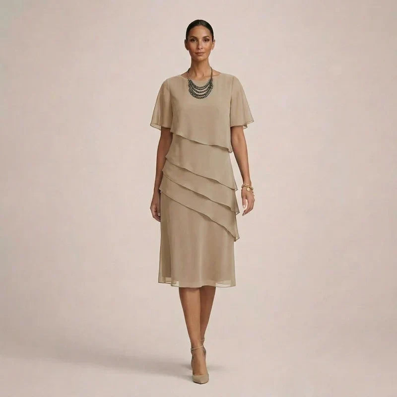 MARA | Elegante Rimpeljurk met Flatterend Comfort