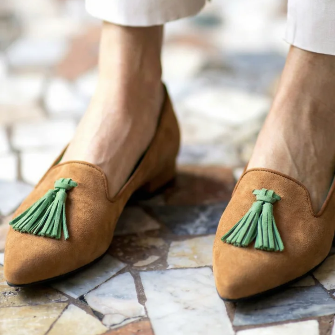Freya™ | Mocassins met franjes