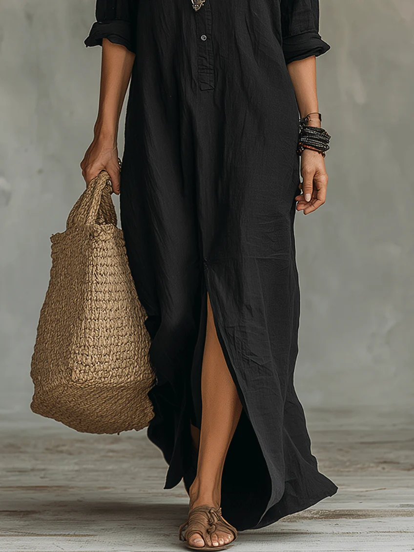 Trudy | Flatterende Maxi Jurk
