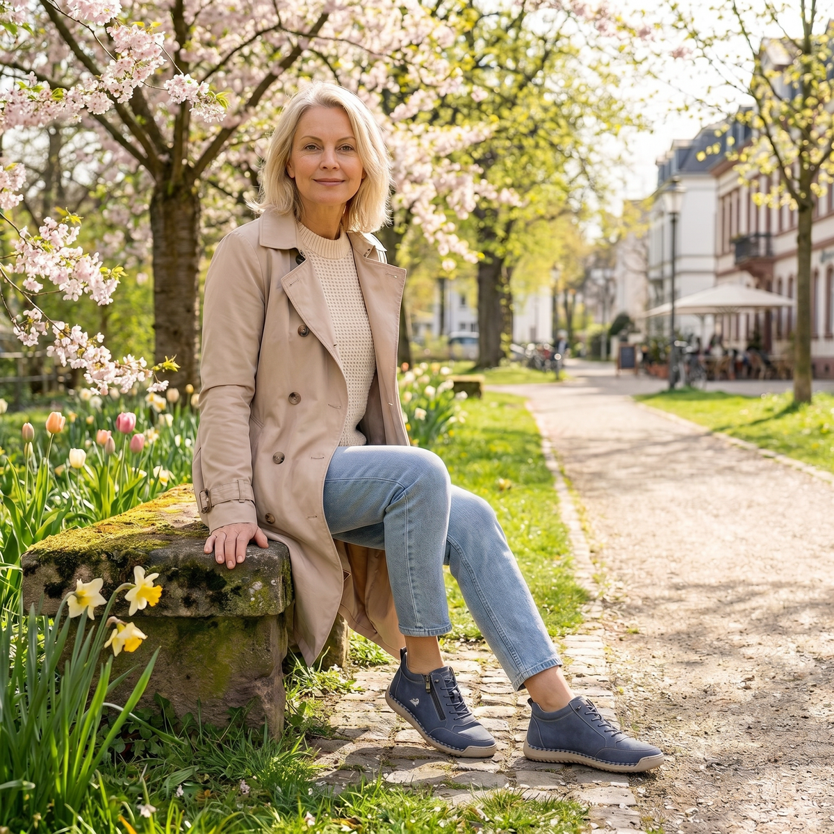 Mila – Comfortabele orthopedische Sneakers + Rits