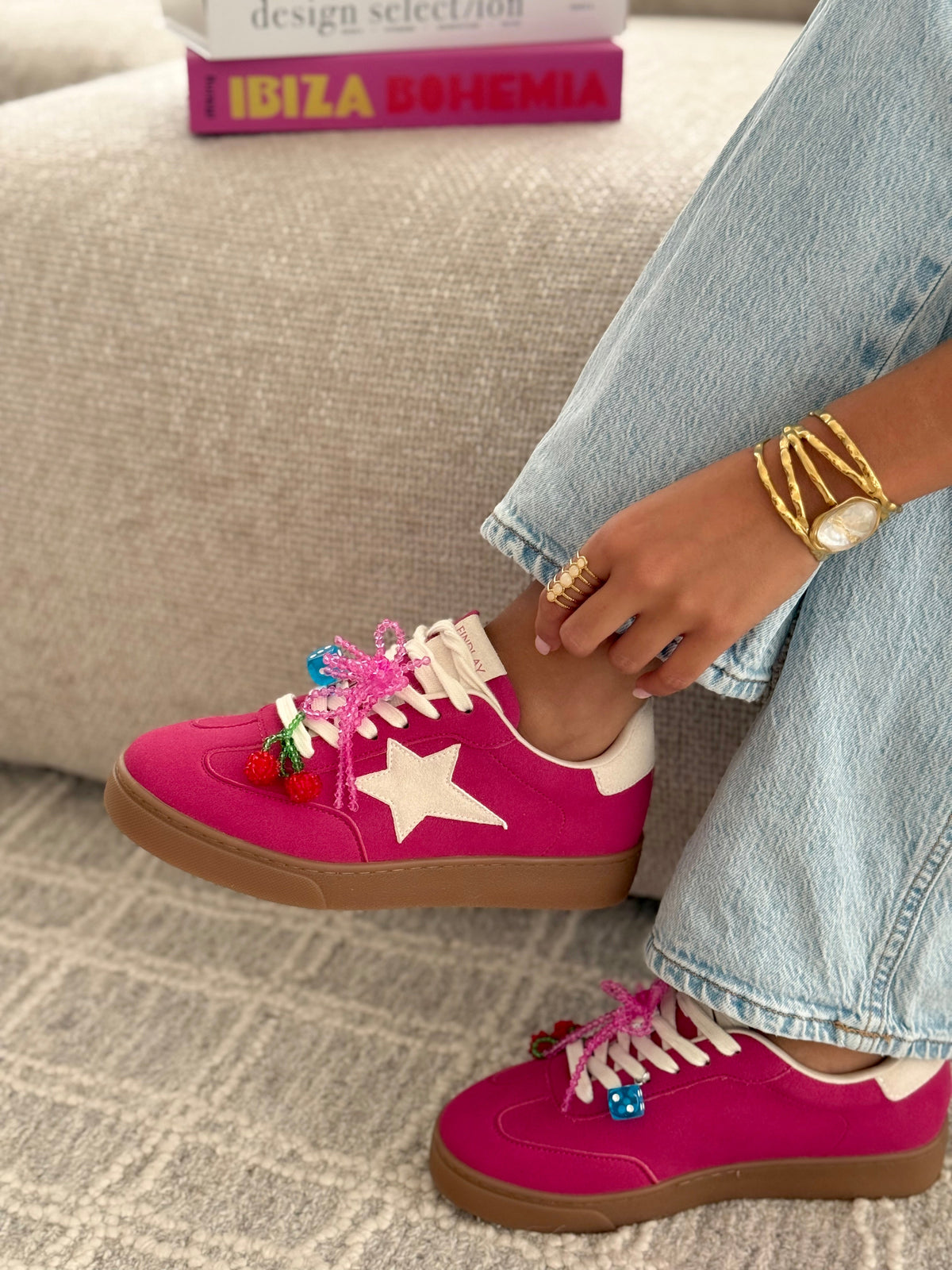 Sneakers « ESTELLE » FUCSHIA