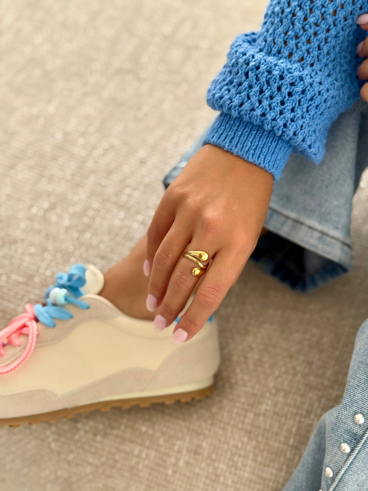 Ring « DRUPPEL » GOUD