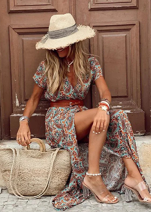 Danielle - Luchtige maxi boho jurk