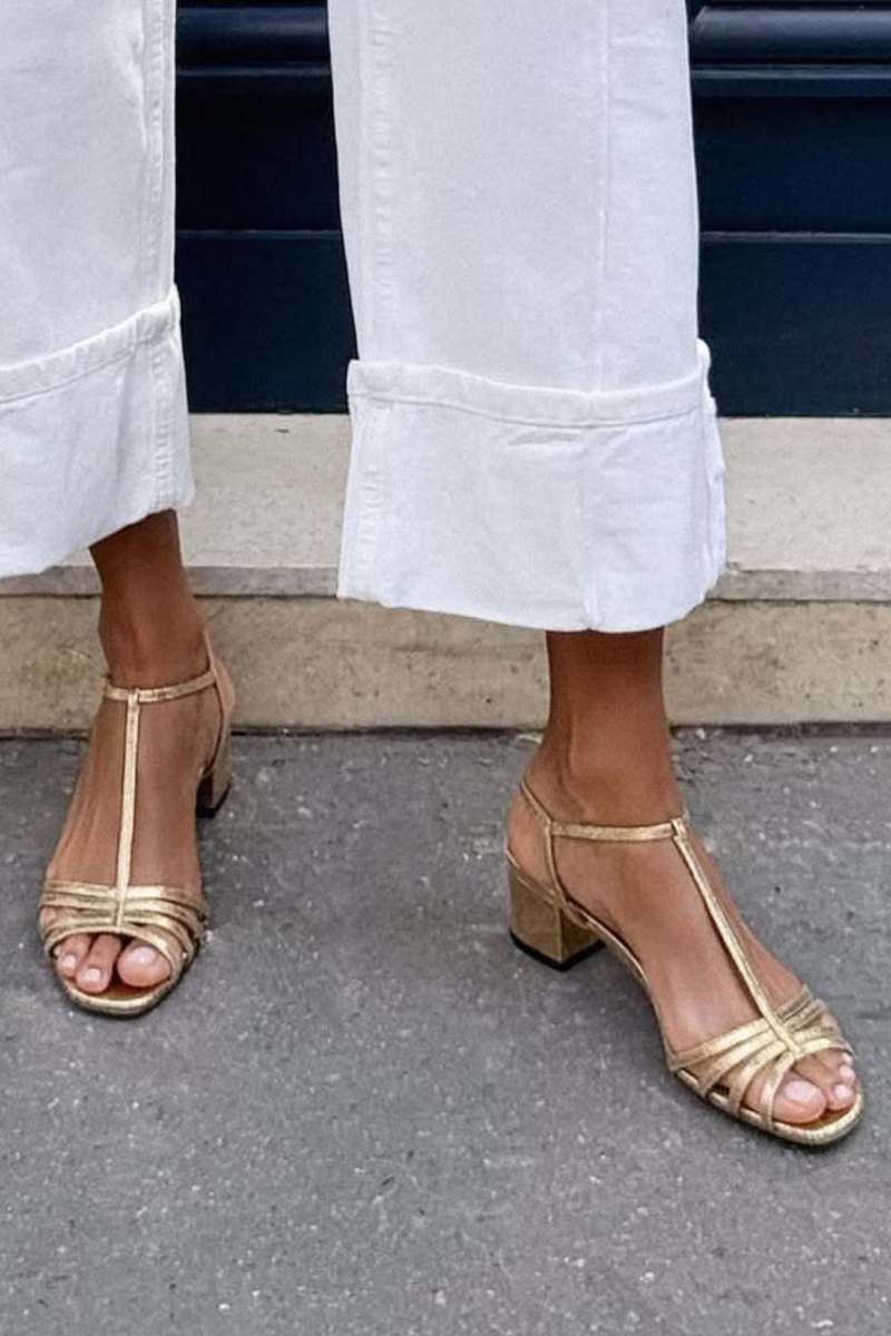 Alegre | Gouden sandalen: elegantie voor elke dag