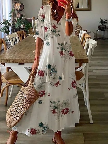 LUNA | EFFORTLESS BOHO MIDI JURK
