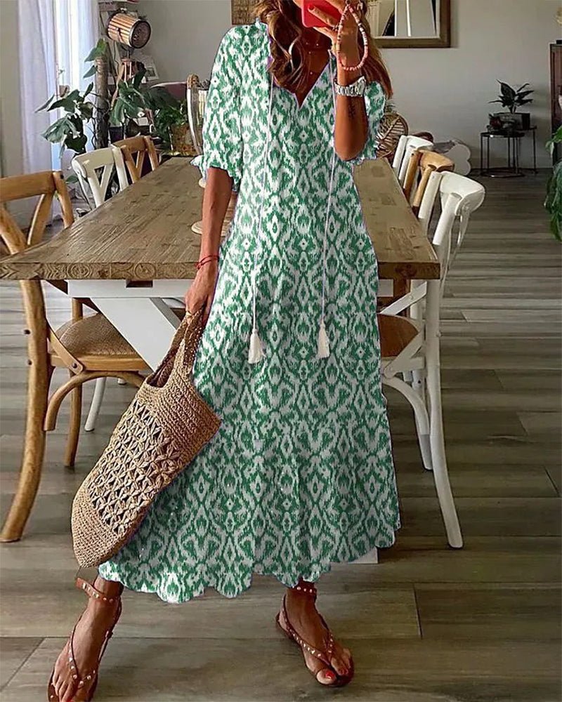 LUNA | EFFORTLESS BOHO MIDI JURK