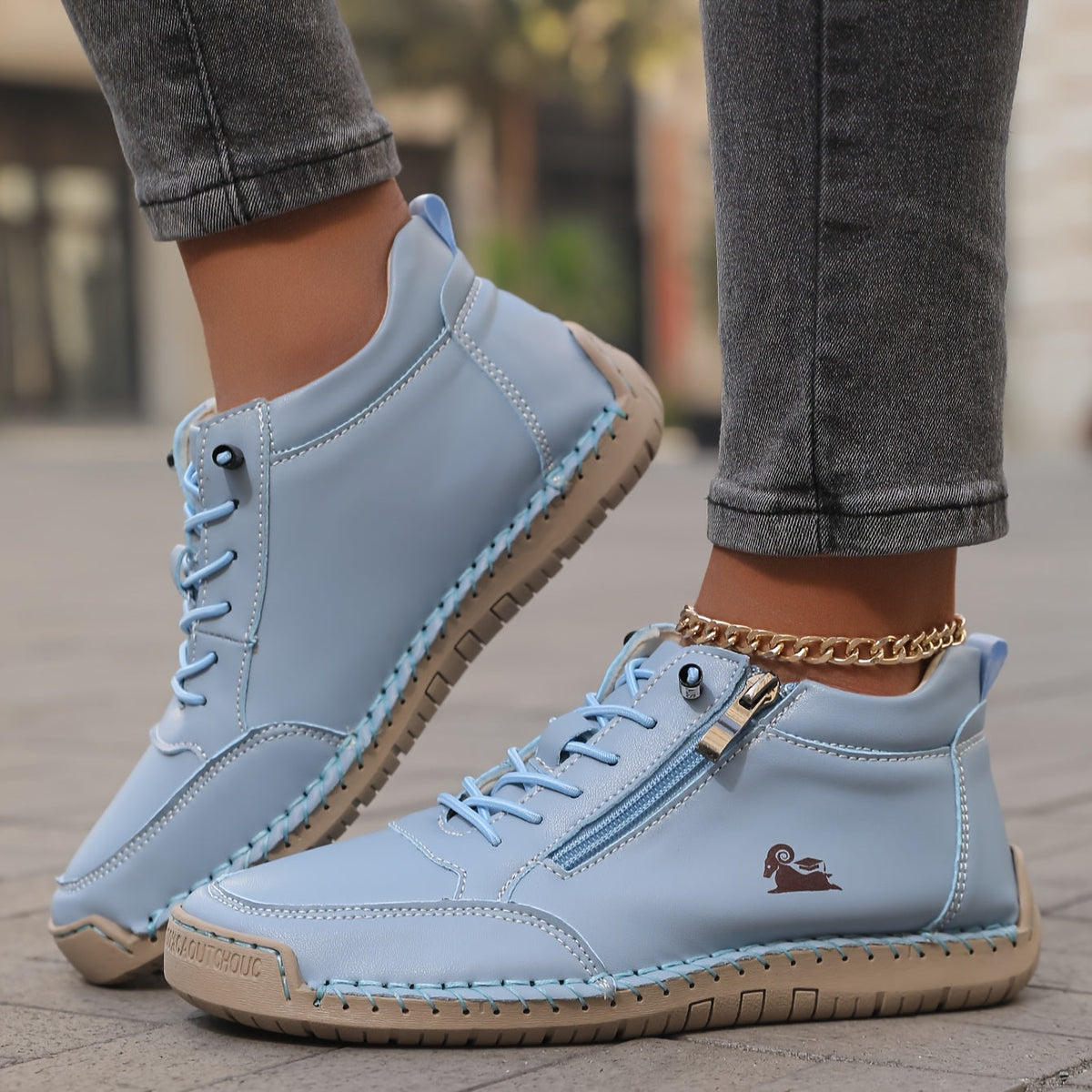 Mila – Comfortabele orthopedische Sneakers + Rits