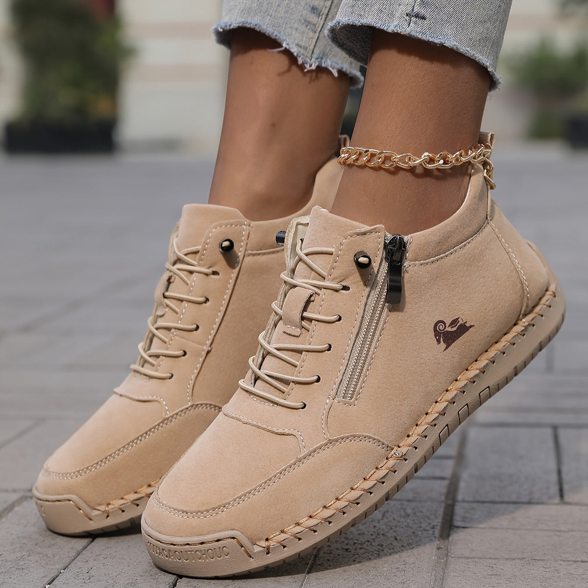 Mila – Comfortabele orthopedische Sneakers + Rits