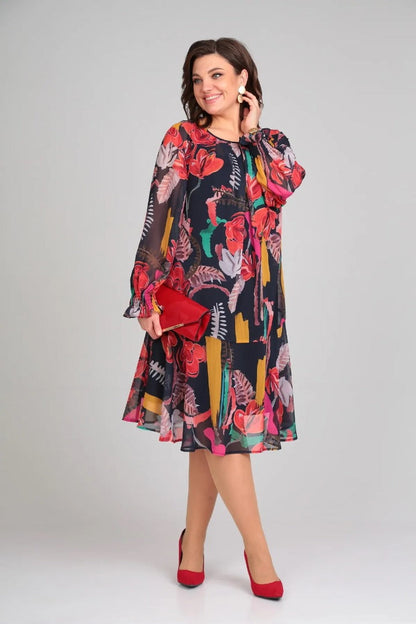 Florida – Elegante bloemenjurk