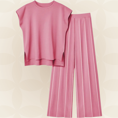 Anja - Comfortabele Zomer Lounge Co-ord Set