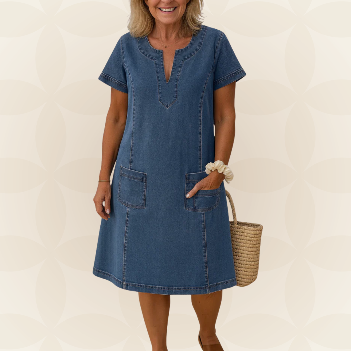 Kim | Mooie Denim jurk