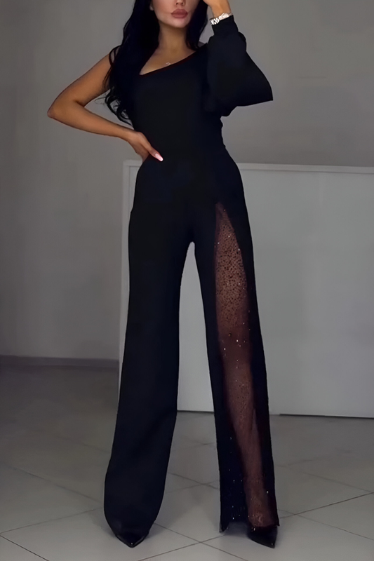Soof | Elegante jumpsuit met glanzende details