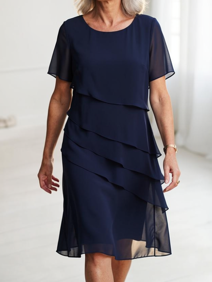 Júlia – Elegante en vloeiende jurk met ruffles