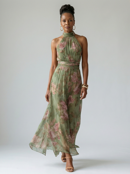 Naomi | Maxi Jurk met Open Rug