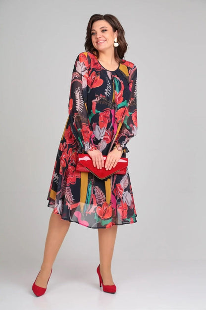 Florida – Elegante bloemenjurk