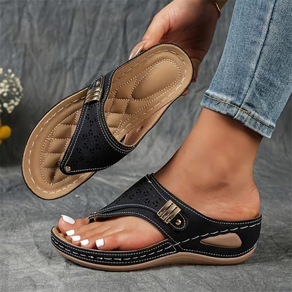 Andrea | Comfortabele en ondersteunende sleehak sandalen