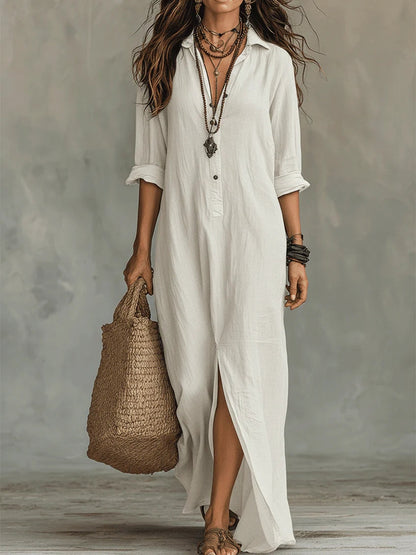 Trudy | Flatterende Maxi Jurk