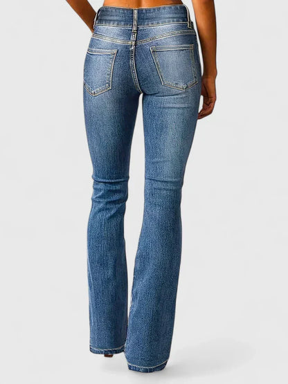 Dinne – Aansluitende broek met comfortabele stretch
