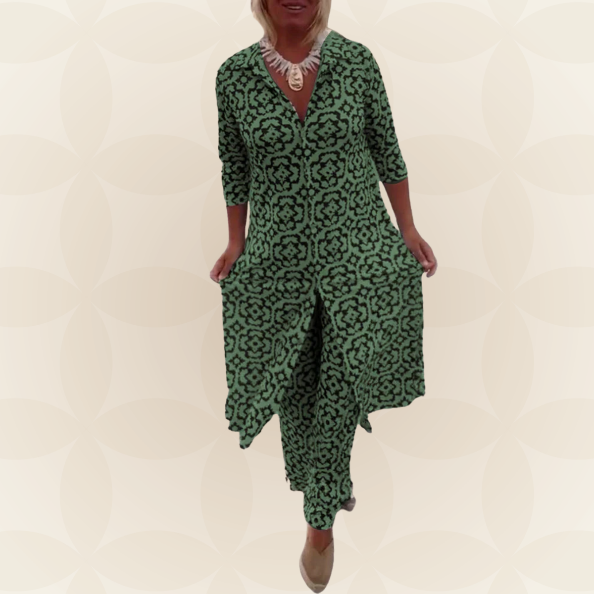 Catharina – Set met knoopsluiting