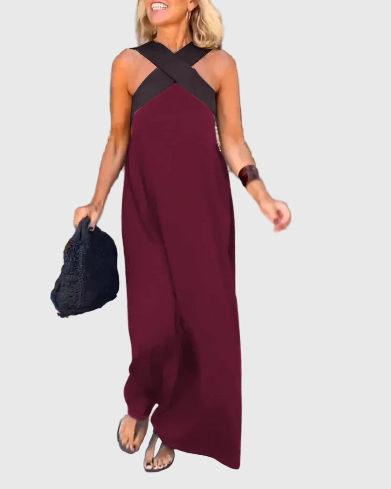 Elena | Elegante Maxi Vloeiende Jurk