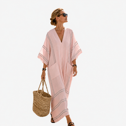 Lange Caftan - Roze