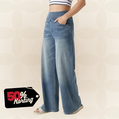 Tessa – Comfortabele jeans - broek met hoge taille en stretch