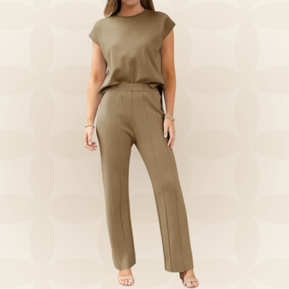 Anja - Comfortabele Zomer Lounge Co-ord Set