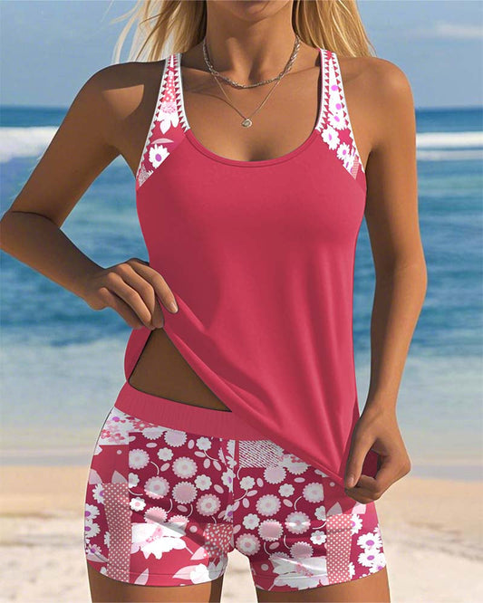 Laura - Twee-delig bikini set met bloemenprint