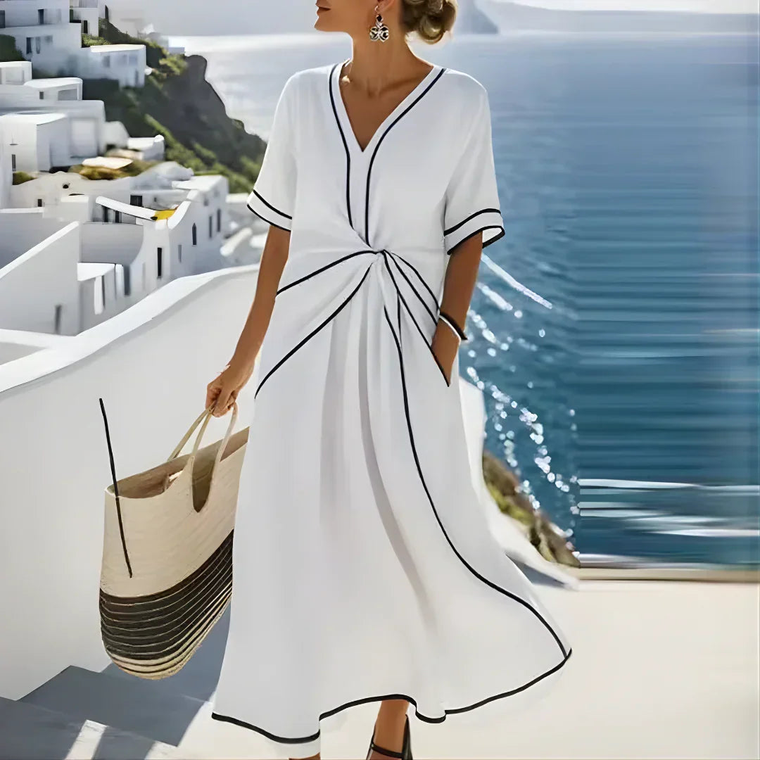 Noorany - Elegante Flatterende Jurk