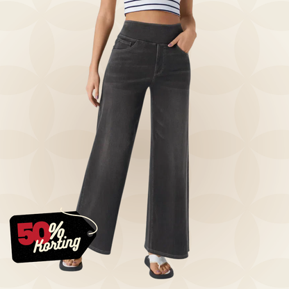 Tessa – Comfortabele jeans - broek met hoge taille en stretch