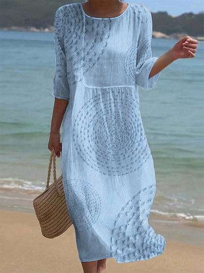 Améliane™ — Elegante midi-jurk met delicate details