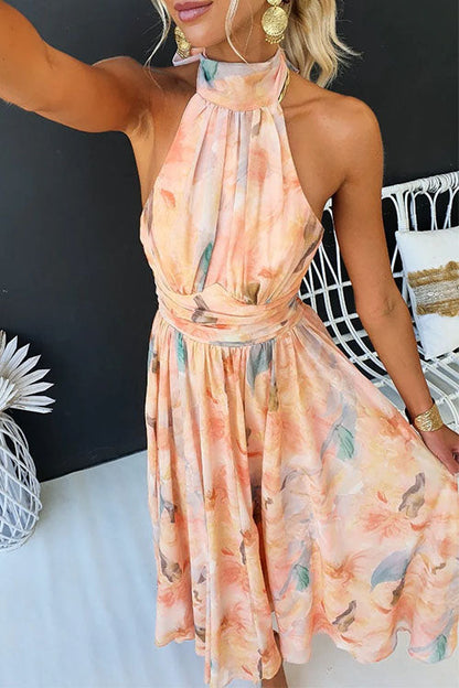 Ava™ – Maxijurk met Bloemenprint