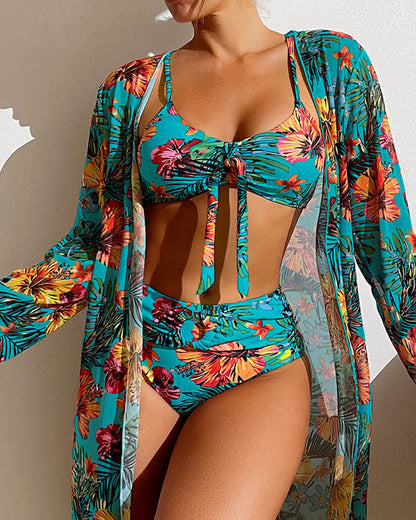 Zomer Crush | Bikini met bloemenrok