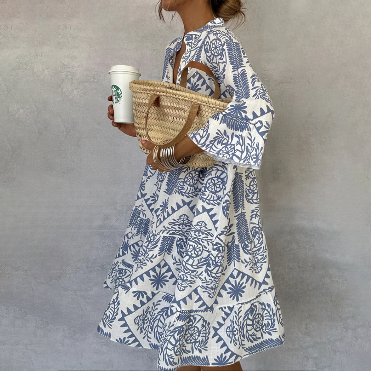 Fiorelia - Boheemse Casual Tuniek Jurk