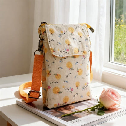 Elvira - Vintage Schoudertas met rits en magnetische sluiting