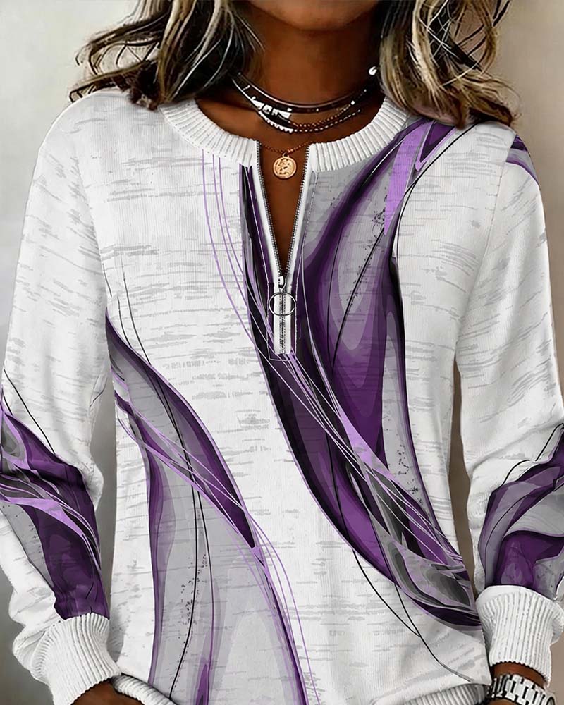 Bo - Pullover Hoodie met Rits