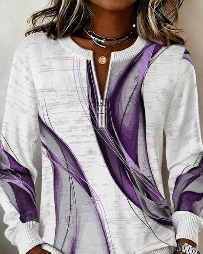 Bo - Pullover Hoodie met Rits