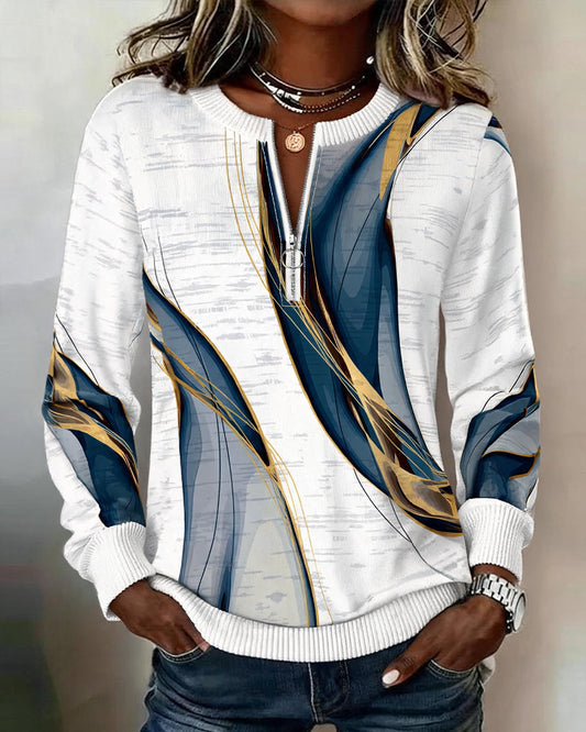 Bo - Pullover Hoodie met Rits
