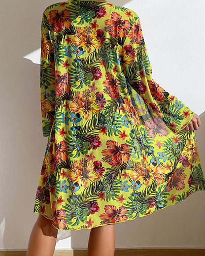 Zomer Crush | Bikini met bloemenrok