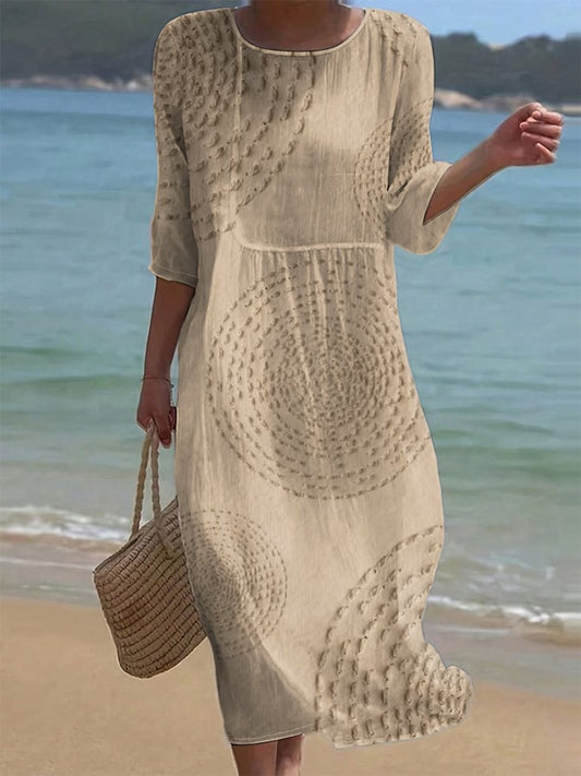 Améliane™ — Elegante midi-jurk met delicate details