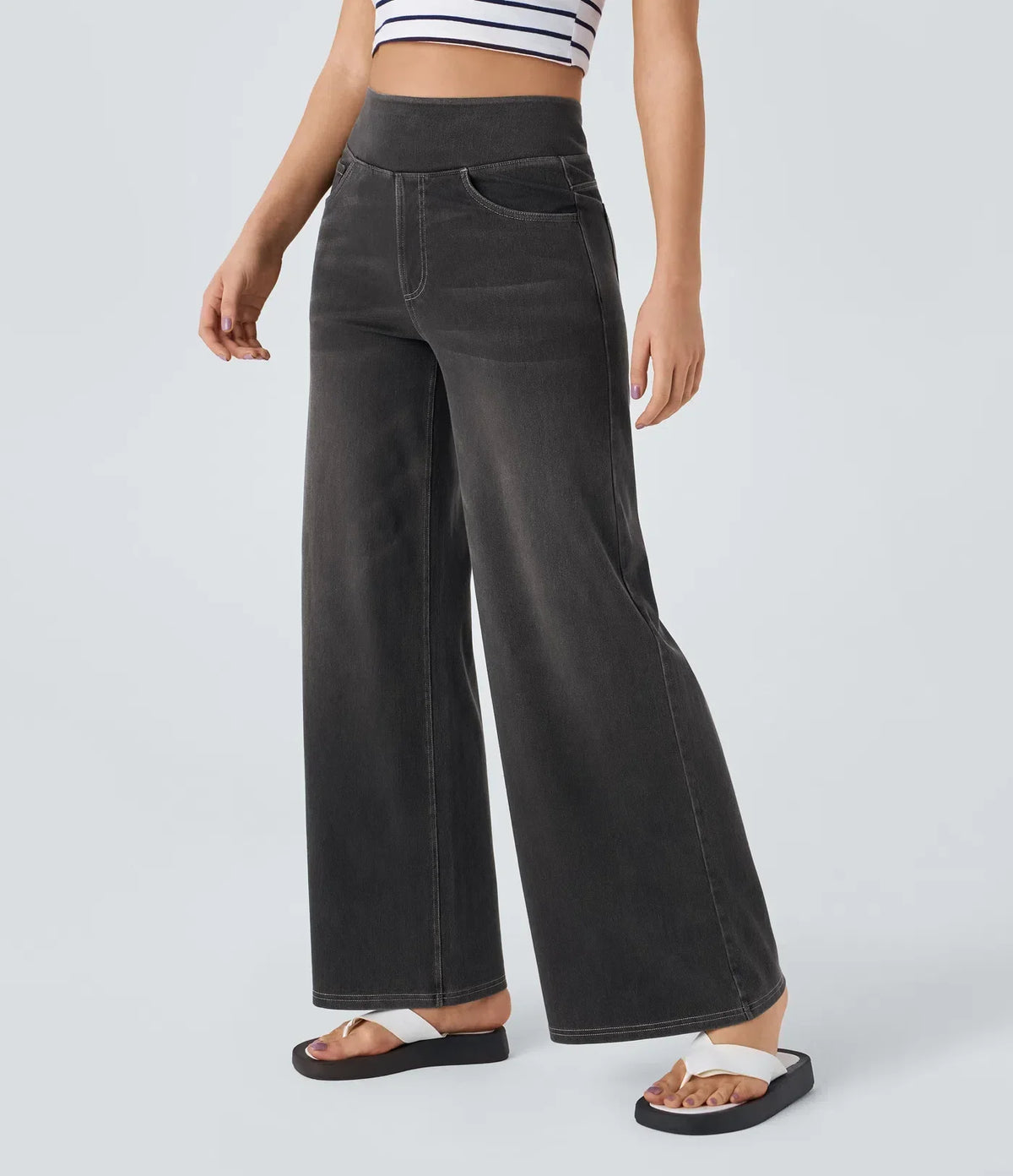 Tessa – Comfortabele jeans - broek met hoge taille en stretch