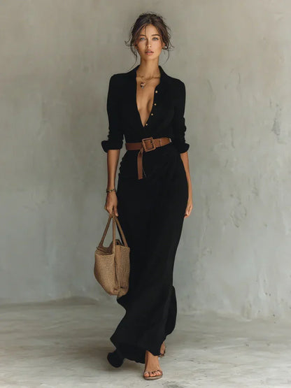 VICTORIA | Lange casual jurk