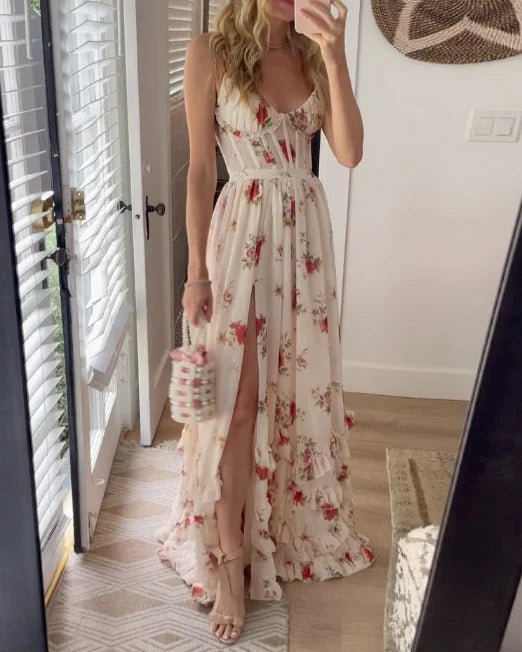 Scarlett™ | Romantische Bloemenjurk