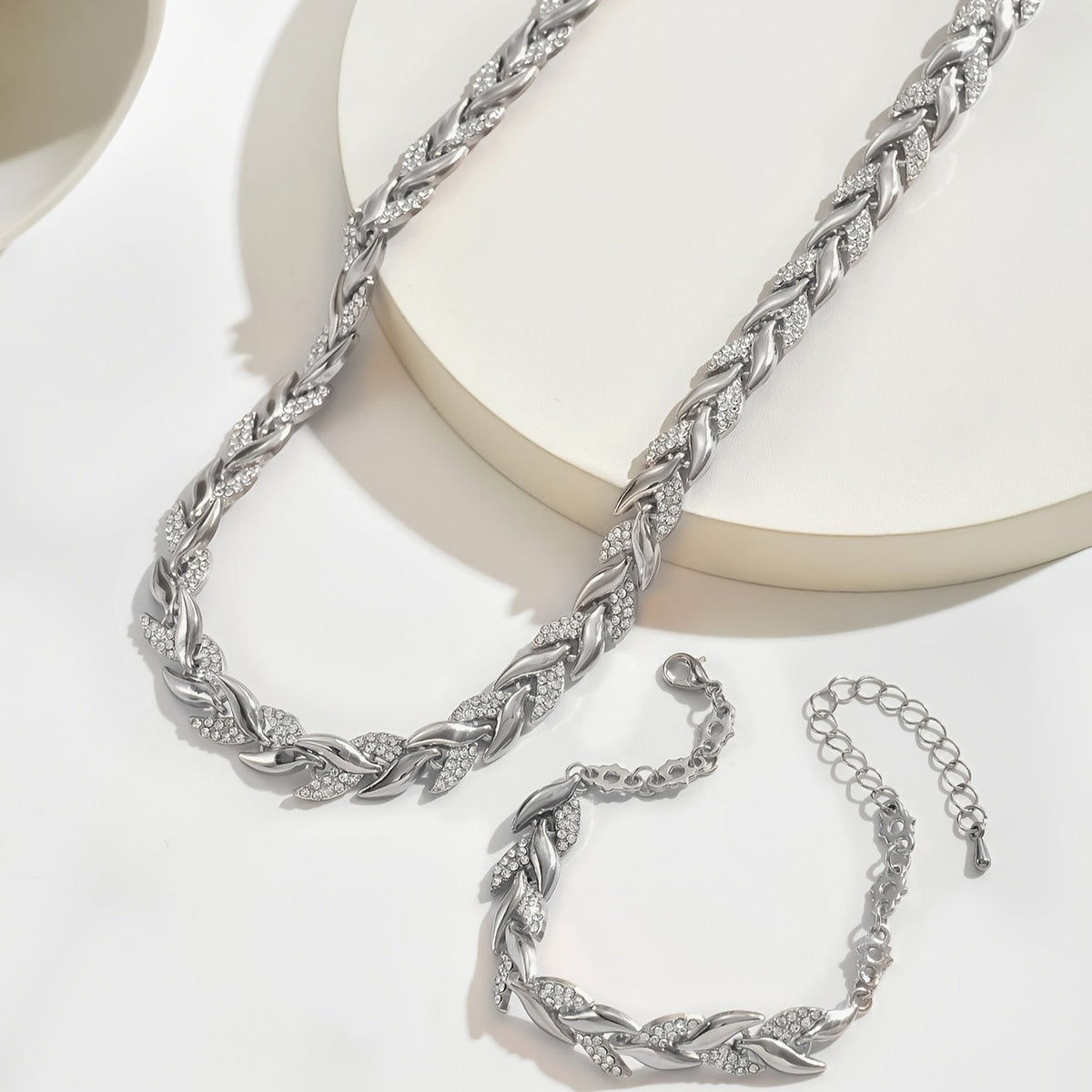 Wilhelmina - Handgemaakte visstaart ketting en armband
