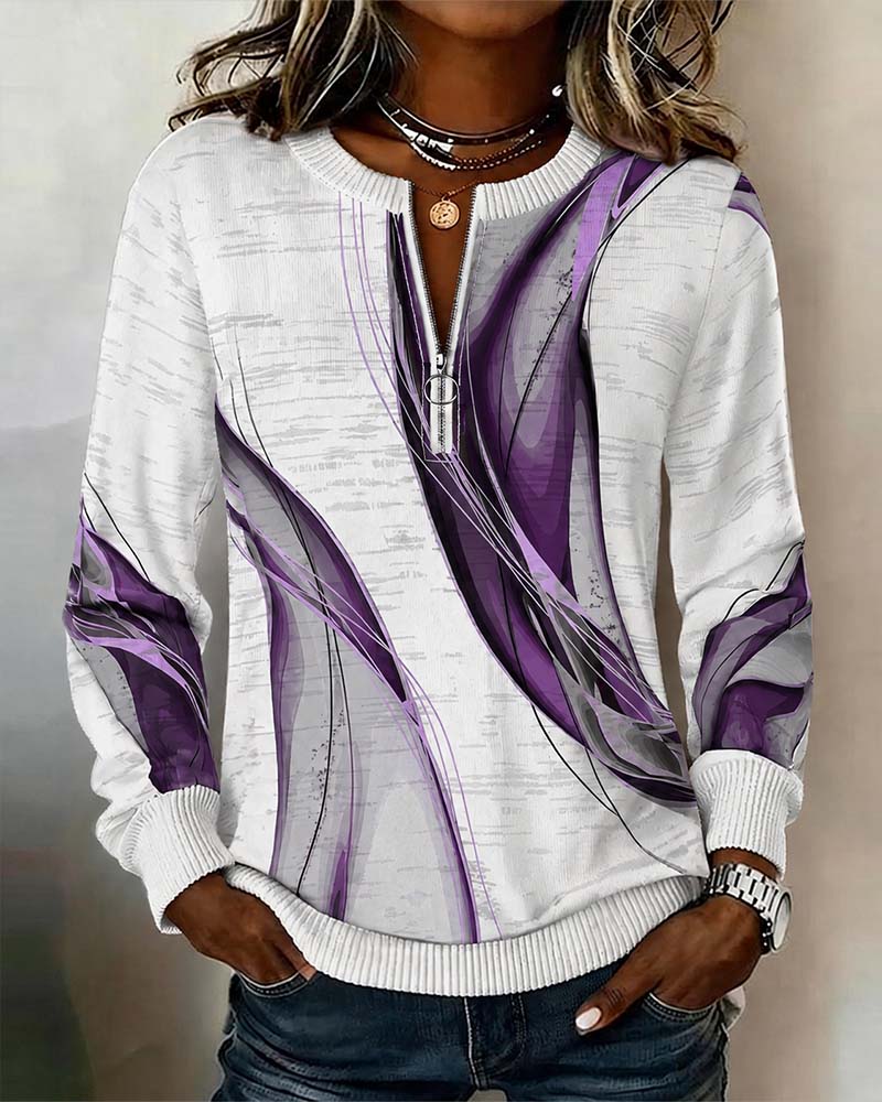 Bo - Pullover Hoodie met Rits