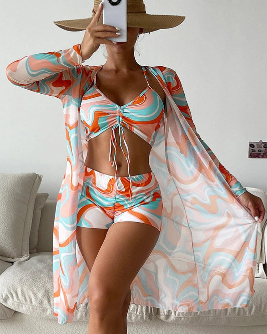 By Esmee® | 3-delig Bikini Set met Print