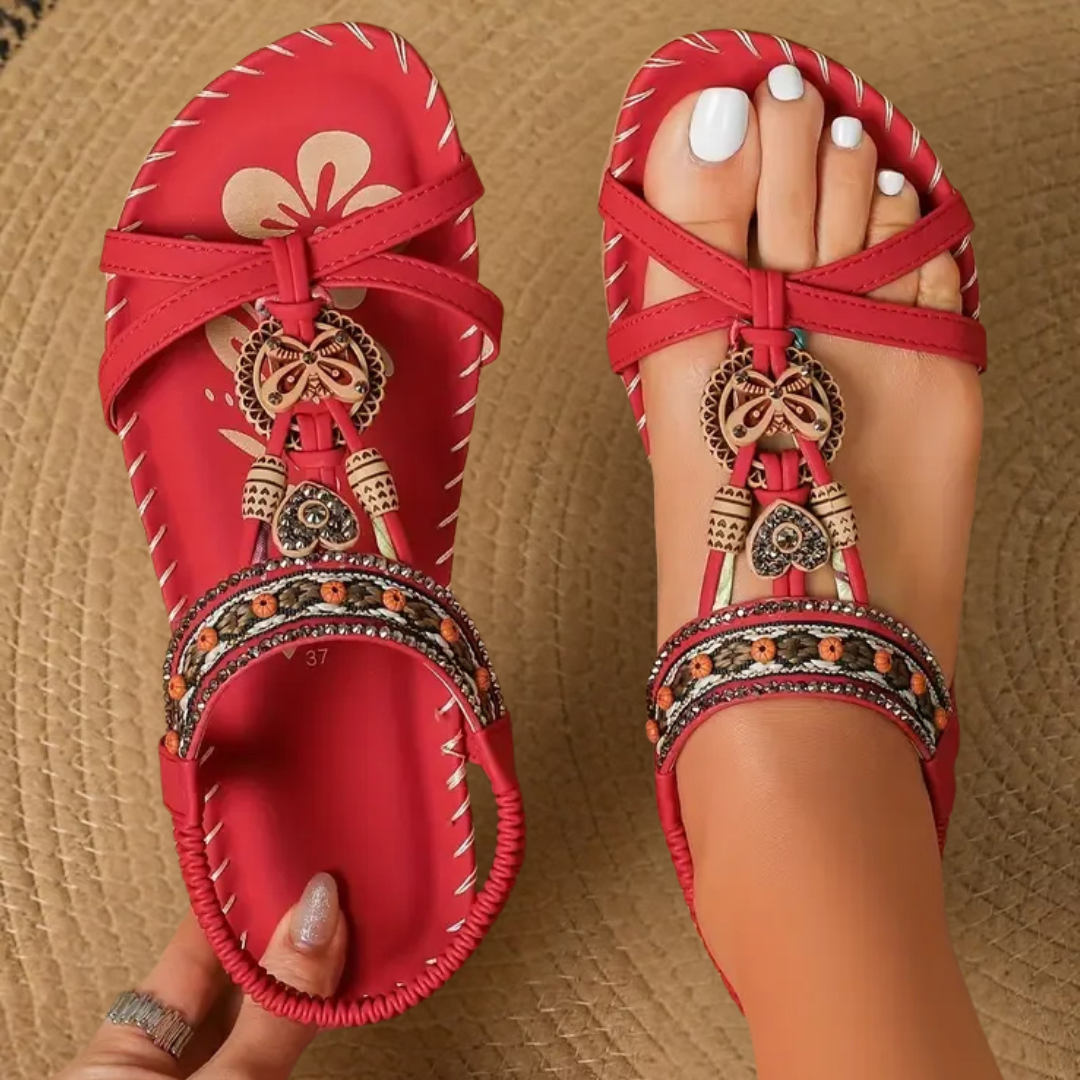 Nadia – Orthopedische sandalen in Ibiza-stijl voor comfort en elegantie