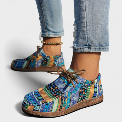 Jacinta - Kleurige Artistieke Sneakers
